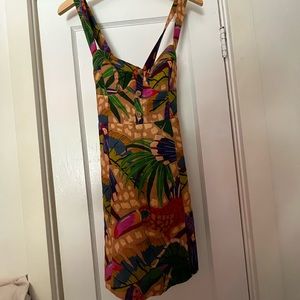 Farm Rio Summer Dress. Linen Only Wore Once
